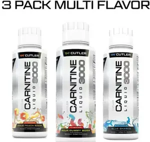 Cutler Nutrition Carnitine 3000 Liquid Supplement | Energy Support, Sugar Metabolism & Post-Workout Recovery Fitness