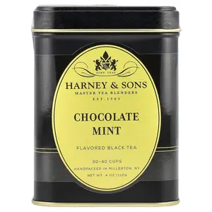 Harney & Sons Black Tea, Chocolate Mint, 4 oz (112 g)