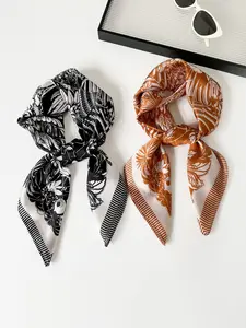 Women's New Print Silk Scarf, Thin Summer Spring Design, Versatile & Stylish Accessory, Perfect Gift for Her, Ideal for Daily Wear