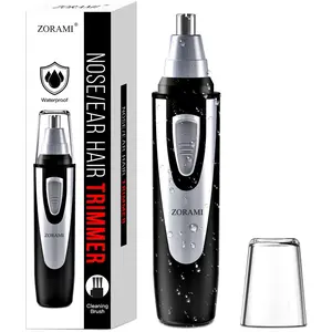 Ear and Nose Hair Trimmer Clipper - 2024 Professional Painless Eyebrow & Facial Hair Trimmer for Men Women,Battery-Operated Trimmer with IPX7 Waterproof,Dual Edge Blades for Easy Cleansing Black Ningbo Tianchao Electrical Appliance Co., LTD