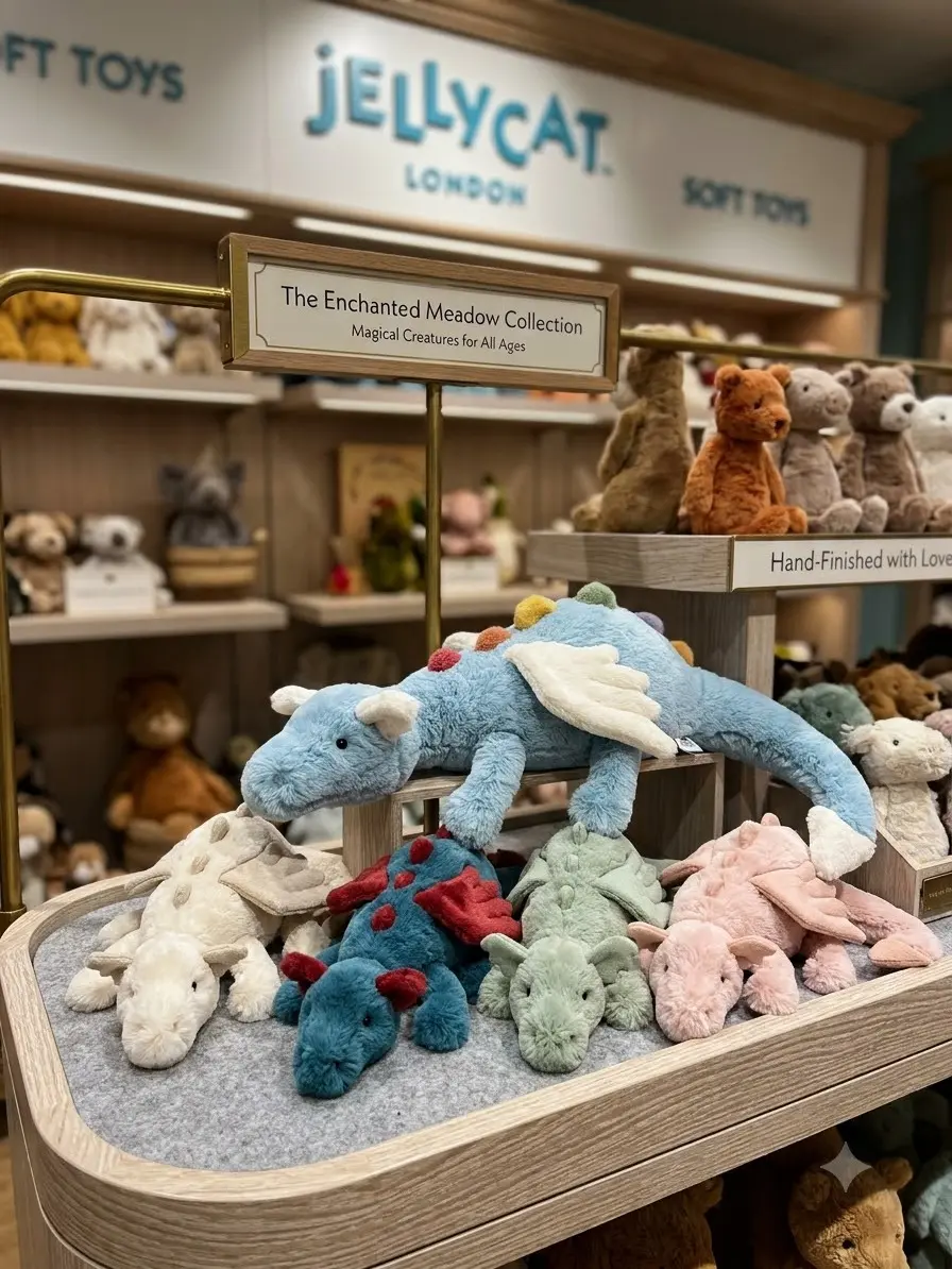 Authentic Jellycat Dragon Collection Stuffed Animal | Ships from USA | Includes Free Jellycat Gift Bag | Limited Stock
