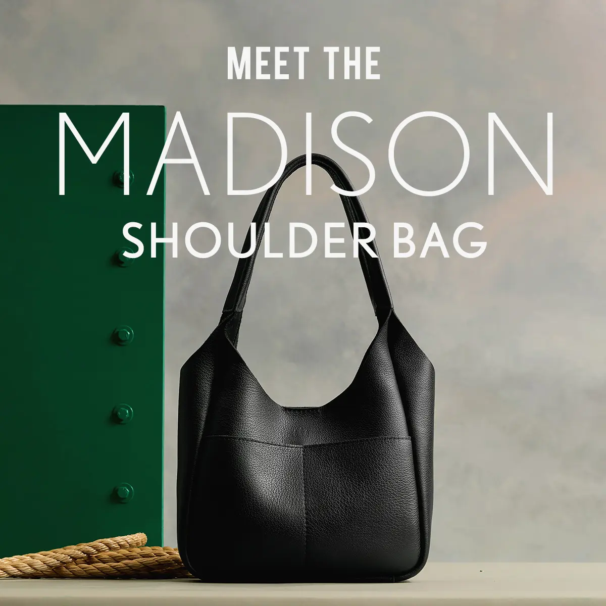 Portland Leather Madison Shoulder Bag - Real Leather Purse with Front Pockets for Women Portland Leather Madison Shoulder Bag - Real Leather Purse with Front Pockets for Women