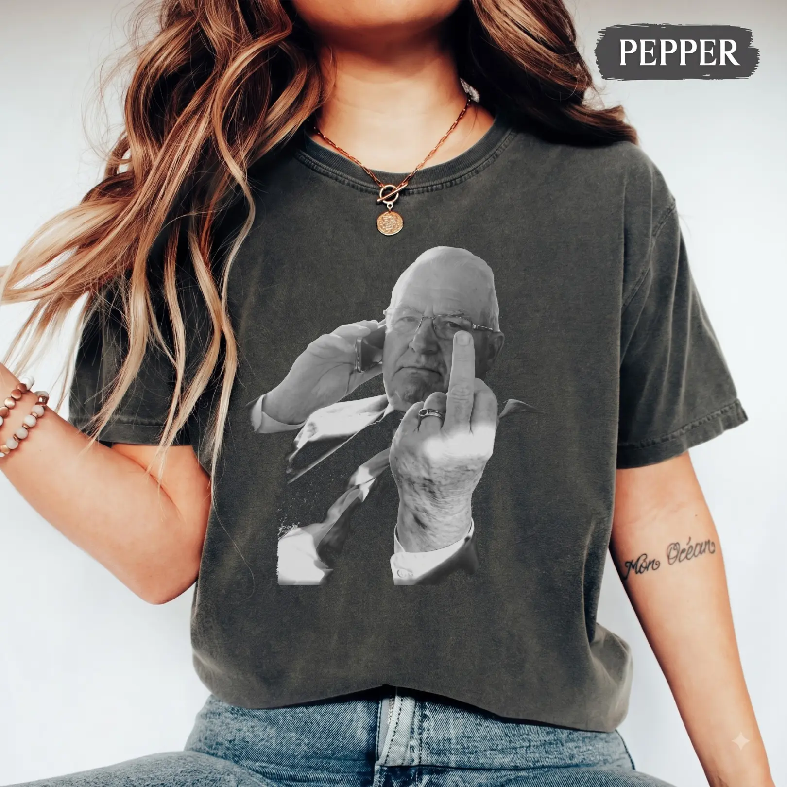 Kevin Reddington T-Shirt, Courtroom Lawyer Portrait Tee, Lindsay Clancy Trial Shirt, Black And White Photo Tee