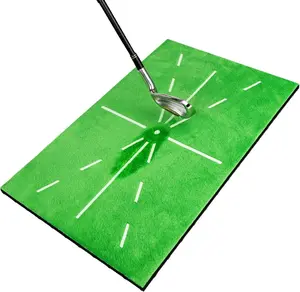 Premium Path Feedback Impact Golf Mat, Professional Improve Swing Accuracy Golf Hitting Mat, Ideal for Indoor or Outdoor Training