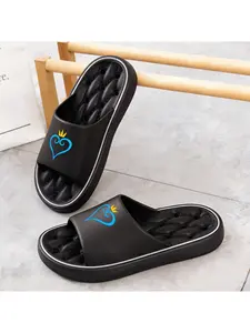 A Pair of Kingdom Hearts Themed EVA Slippers for Couples, Designed for Easy Wear Both Indoors And Outdoors, Perfect for The Beach And Bathroom. They Are Comfortable And Allow for Good Airflow., Women Shoes