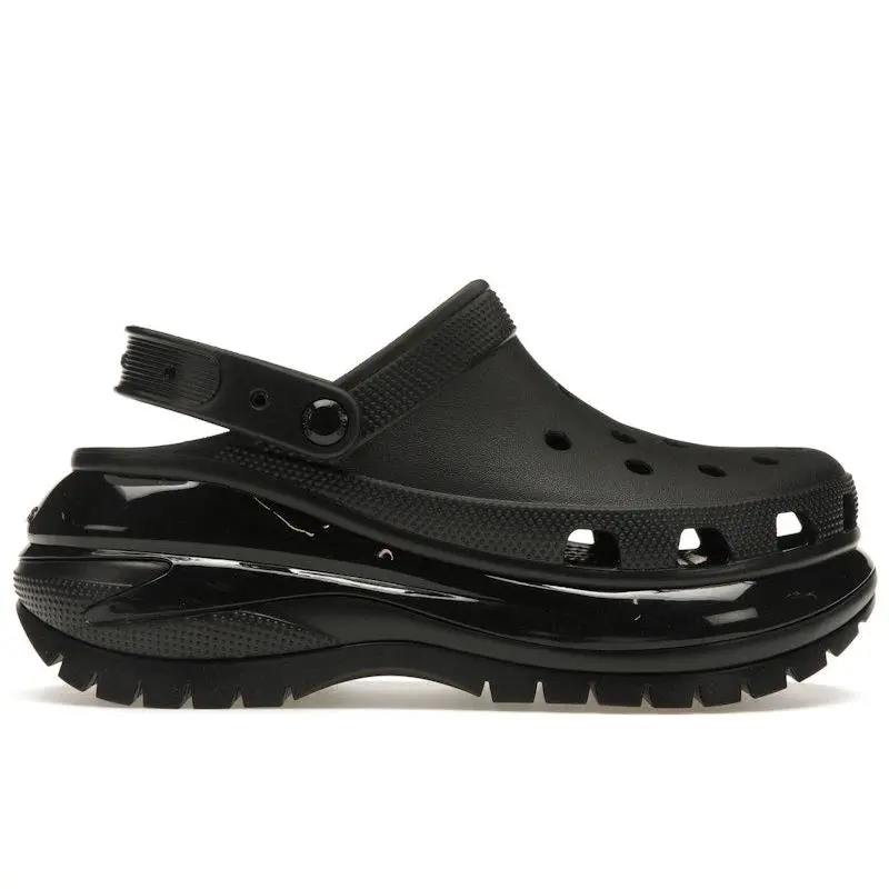 Crocs Unisex Classic Mega Crush Clog Black, from StockX