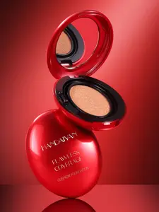 Dewy Serum Cushion Foundation, Medium To Full Coverage With Skincare Benefits, For A Radiant Hydrated Glow. Flawless Makeup