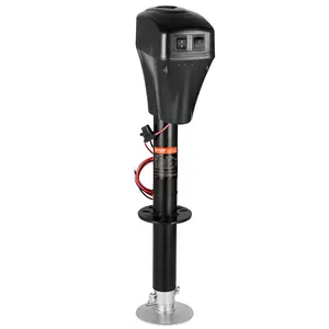 VEVOR Electric Trailer Jack,  5000 lbs, Heavy Duty RV Electric Power Tongue Jack with 2 Way Connector, Manual Crank Handle & Weatherproof Jack Cover, 10"-28.3" Lift, for RVs, Trailers & Campers, Black