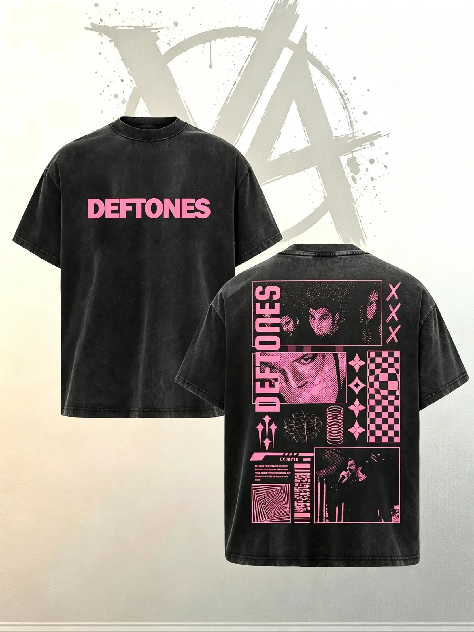 [AVT]Deftones Band T-Shirt, Dreamy Alternative Metal Graphic Tee, Dark Romantic Y2K Aesthetic Shirt, Distressed Shoegaze Music Merch,metal rock tee check,iconic music note,rap lover gift,double apparel enthusiast  merch,Men & Women funny graphic tee
