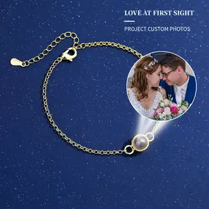 L&M Custom Photo Projection Bracelet,custom gift Interchangeable Christian Silicone Bracelets