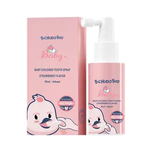 Kids Probiotic Tooth Spray - No Brush Oral Care for Toddlers, Strawberry & Orange Flavor, Cavity Prevention for Babies Enamel Refurbishing Drops Hydroxyapatite Niacinamide Whitening Toothpaste