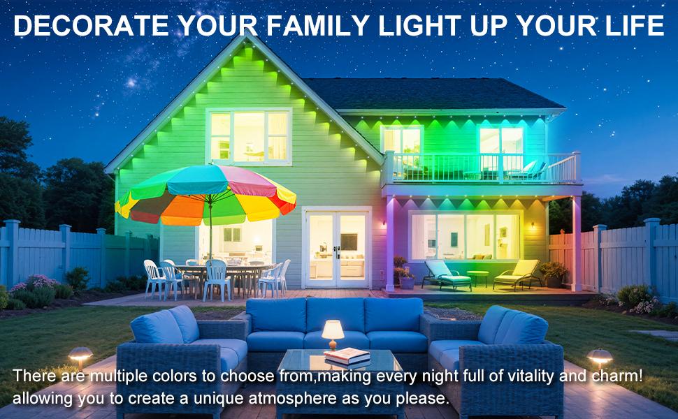 Yocrostar 50-100ft Permanent Outdoor RGB LED Lights – Smart Eaves Lights with App & Remote Control, IP67 Waterproof, Perfect for Christmas & Holiday Decor, Daily & Accent Lighting for House Roof & Garden Yocrostar 50-100ft Permanent Outdoor RGB LED Lights – Smart Eaves Lights with App & Remote Control, IP67 Waterproof, Perfect for Christmas & Holiday Decor, Daily & Accent Lighting for House Roof & Garden