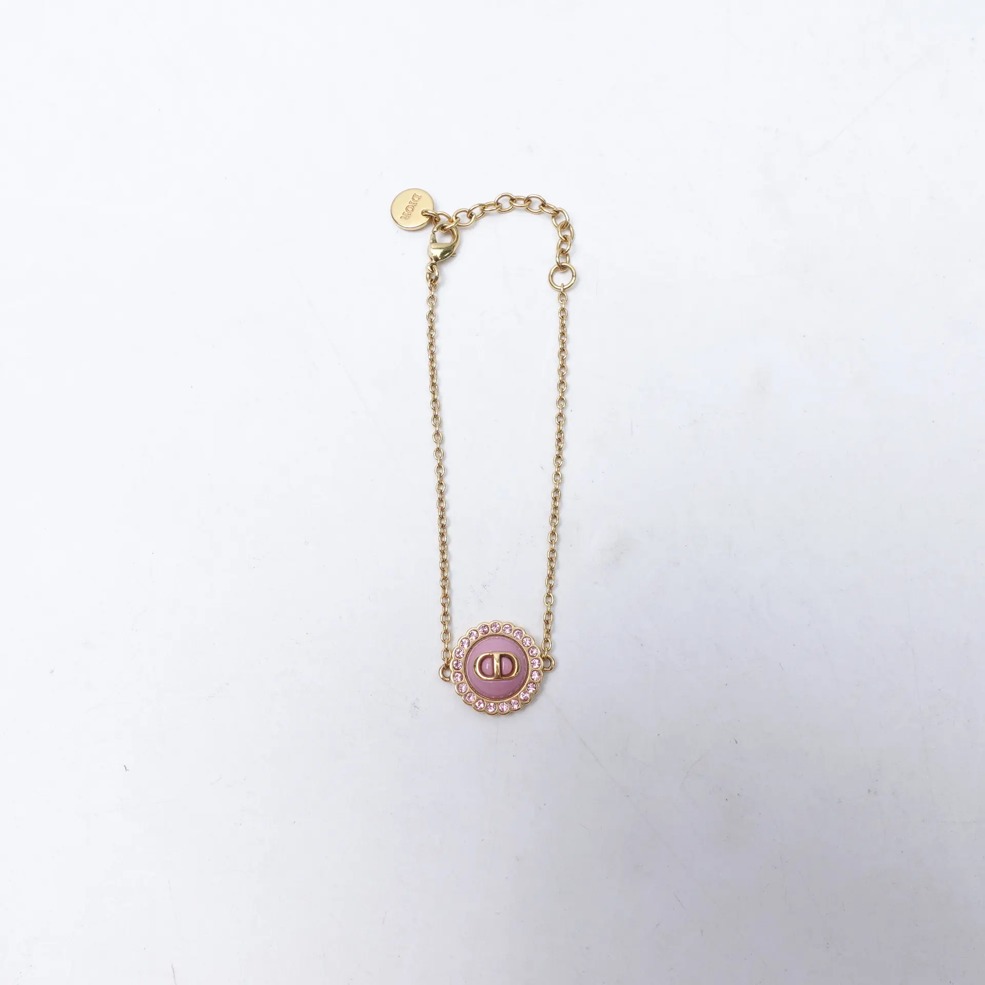 Pre-owned Dior Mental&Crystal Bracelet T10416738