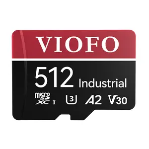 VIOFO 512GB Industrial Grade microSD Card, U3 A2 V30 High Speed Memory Card with Adapter, Support Ultra HD 4K Video Recording