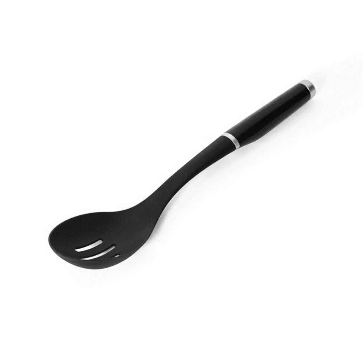 KitchenAid 2-Piece Slotted Spoon & Turner Set - Black ABS & Nylon Kitchen Utensil, Heat Resistant, Dishwasher Safe, Durable for Organized Kitchen Everyday Use