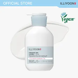 Illiyoon Ceramide Ato Lotion | Moisturizing Lotion for Dry & Sensitive Skin, Super Hydrating, For Face & Body, Gentle for Infants, Sliky and Smooth texture, Vegan Certified, 11.83 fl. oz
