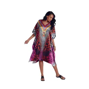 Silky Short Caftan by Studio EY