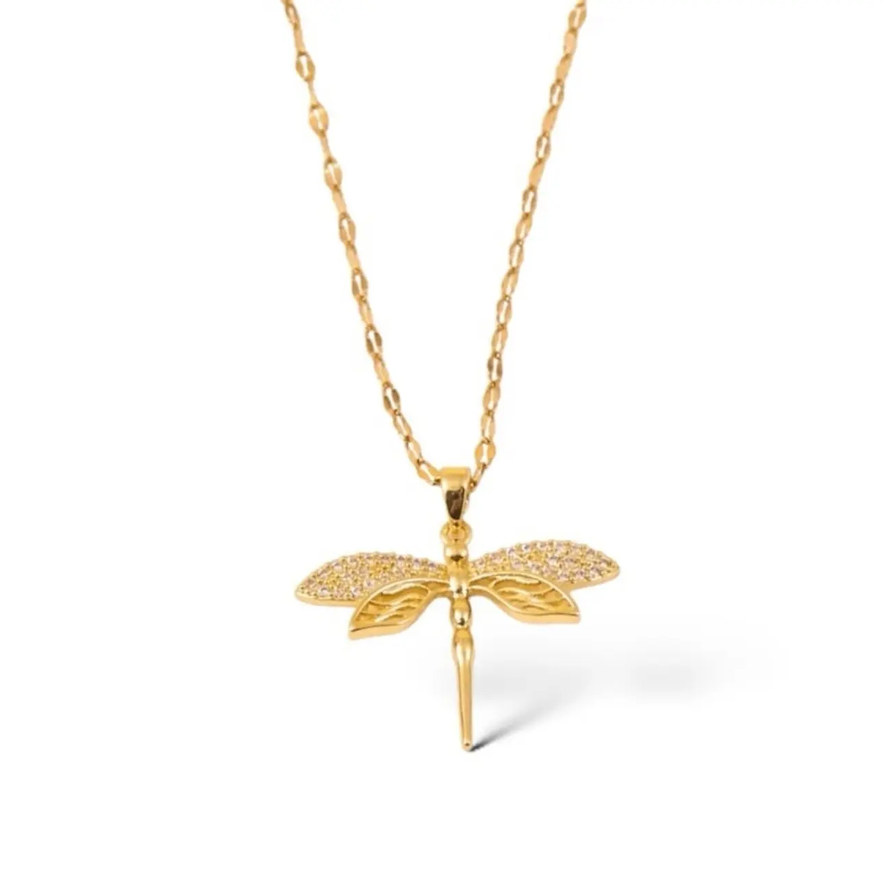 Dragonfly Pendant Necklace for Women