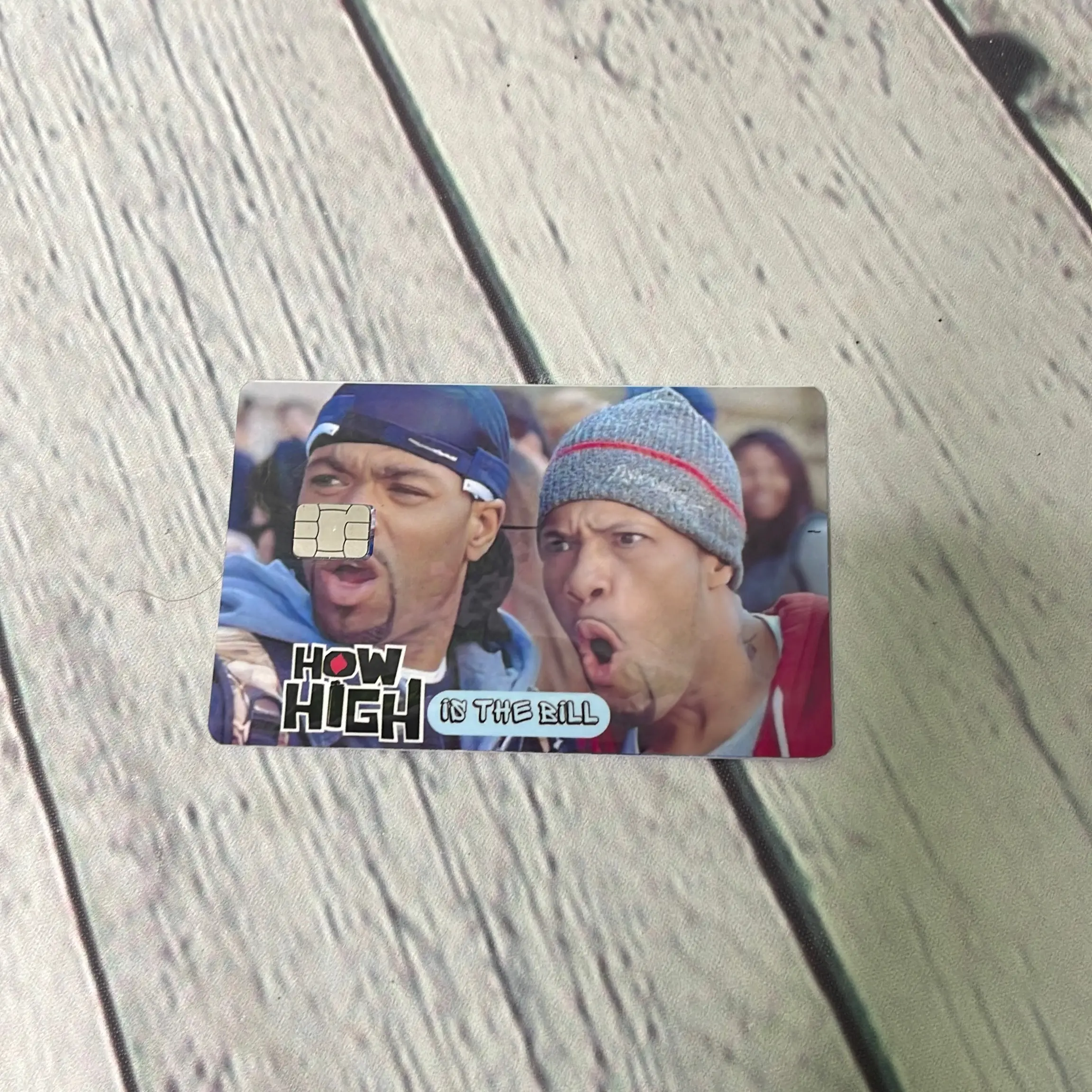 How high is the bill credit card skin sticker decal