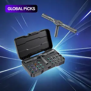 Advanced Ratchet Screwdriver Set, 24/40/66/100-In-1 Magnetic Drill Bits, Home Repair Tool Kit, Replaceable Screwdriver Bits, Detachable T-Type Handle, Furniture, Bike, Computer Maintenance #GLOBAL PICKS