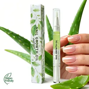3PCS Nail Polish - 100% Organic Cuticle Oil, Vitamin  Nail Strengthener, Fast Nail Growth Treatment, Repair Dry Brittle Damaged Nails, Moisturizing & Brightening for Healthy Strong Nails, Anti Nail Biting Solution, Vegan Nail Care for Kids & Adults