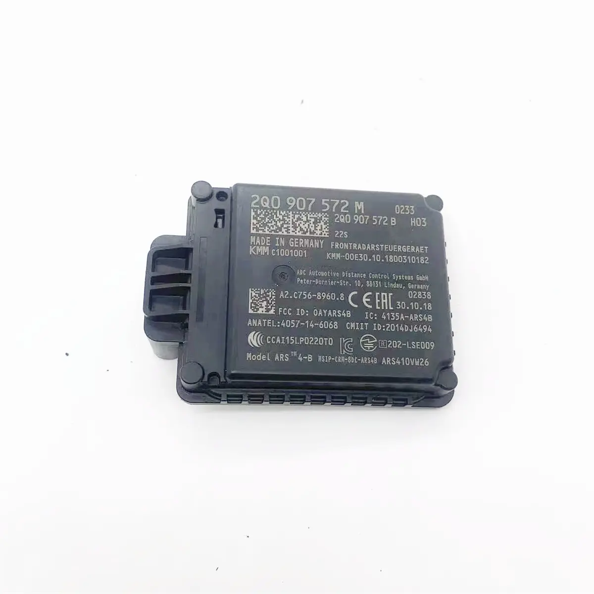 For 2017-2022 VOLKSWAGEN TIGUAN ADAPTIVE CRUISE CONTROL RADAR SENSOR 2Q0907572M