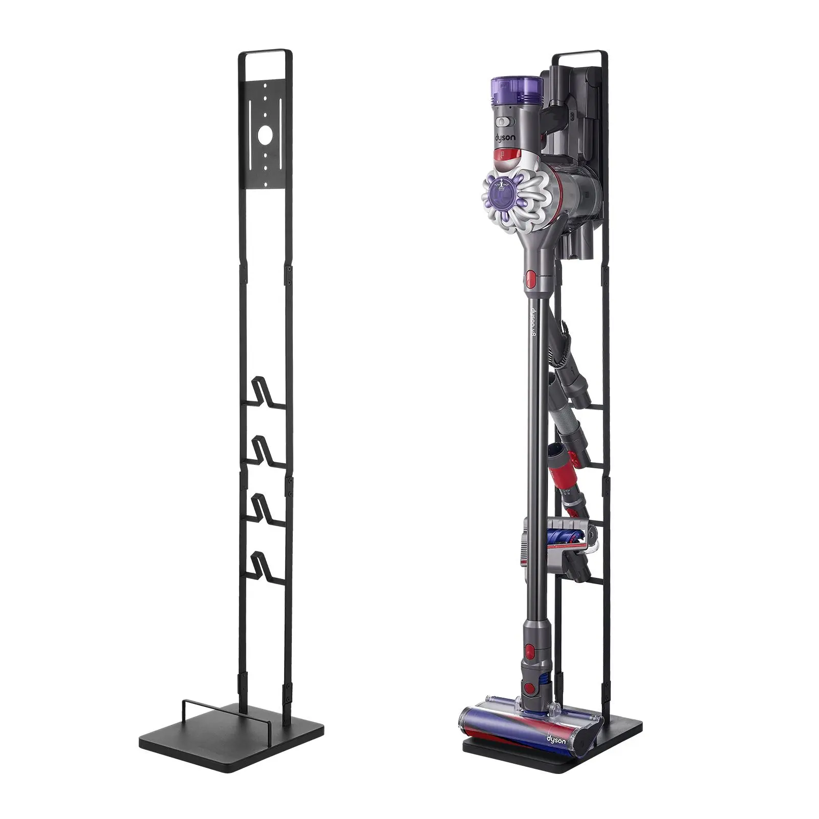 【Summerfinds】VEVOR Vacuum Stand for Dyson Multi-Models Stable Storage Bracket Holder with 4 Hooks