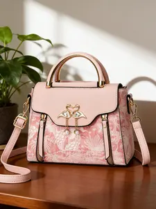 Elegant Embroidered Crossbody Shoulder Bag, Casual All-Season Accessory, Perfect Gift for Mom & Girlfriend, High-Quality Fabric, Trendy Crossbody Bag, Everyday Crossbody Bag, Adjustable Shoulder Bag, Embellished Shoulder Bag