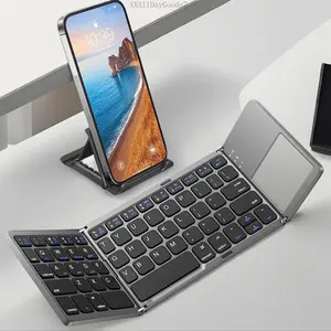 Ultra-thin Wireless Mini Bluetooth-compatible Keyboard, Foldable & Simple Design Tablet Keyboard for Household & Office, Durable KeyboardXXAllDayGoods7
