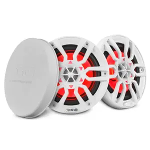 NXL 6.5" 2-Way Coaxial Marine Speaker with LED RGB Lights | 100W RMS 4-Ohm