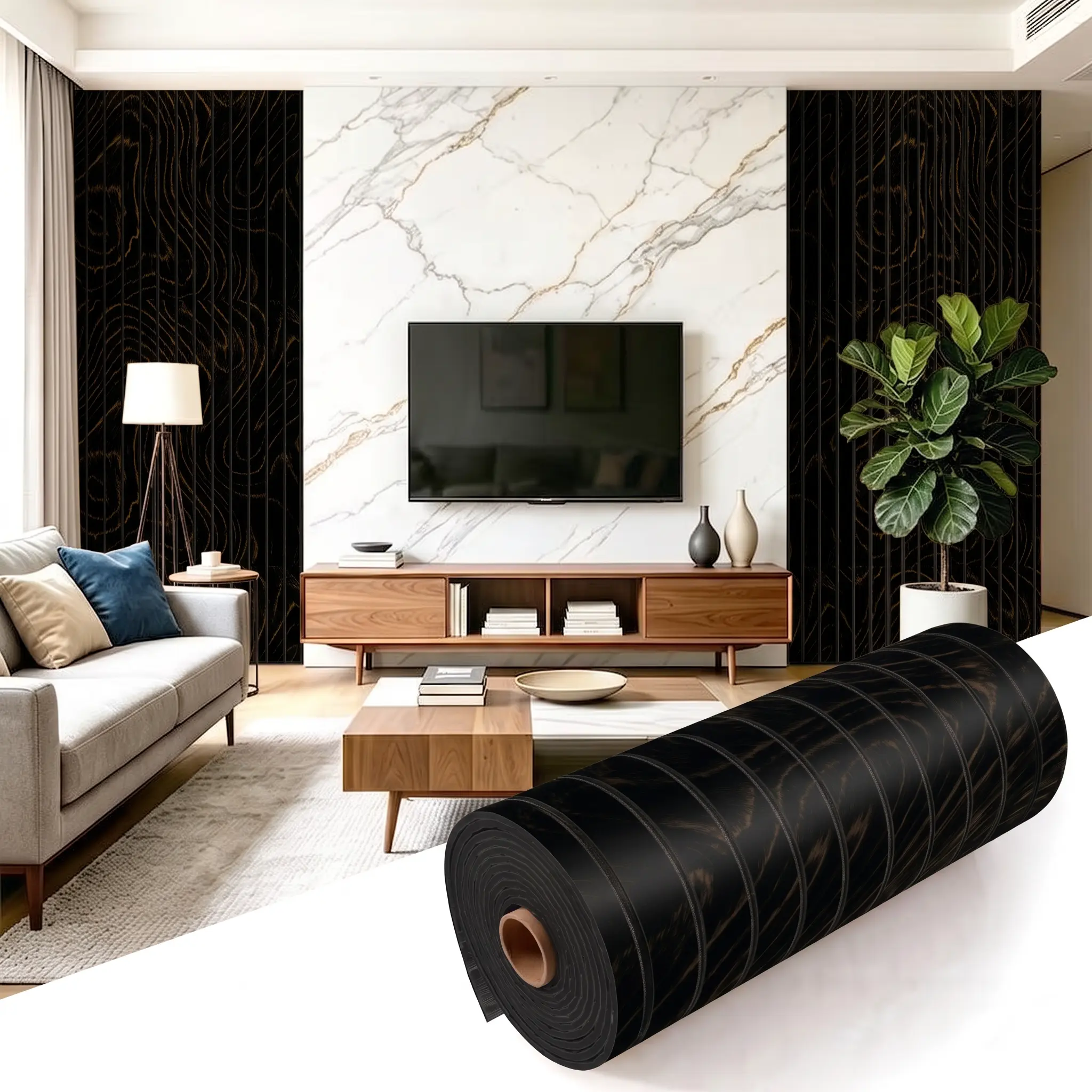 3D Realistic Wood Texture Peel and Stick Wall Panels — Self-Adhesive Removable Wallpaper, Waterproof & Durable, Ideal for Kitchen Backsplash, Bathroom Vanity, Living Room Accent Wall, and DIY Home Renovation