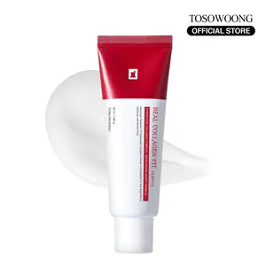 [TOSOWOONG Official] Real Collagen Fit, Hydrolyzed Collagen Wrapping Mask, Peel Off Facial Mask for elasticity, Hydrating, Glow, Glass Skin, Face Moisturizer, Self Care, Korean Skin Care, 50ml, 1.69 fl. oz.