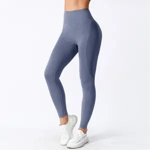 Women Workout Leggings High Waist Scrunch Peach Butt Lifting Tummy Control Gym Sport Fitness Tights
