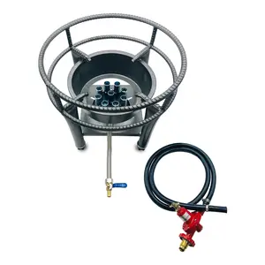 Smartcook portable single burner outdoor gas stove propane cooker suitable for outdoor BBQ  stir-fry  cooking steaming