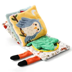 Soft Baby Book Sensory Books for Babies Newborn Infant Toys with Touch and Feel, Crinkle Pages, Mirror, Textures Early Learning Toy Gift for Tummy Time & Sensory Development New Year Gifts