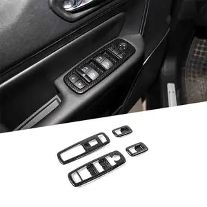 Window Lift Switch Button Trim Cover, Auto Parts Accessories for 2011-2020 Jeep Grand Cherokee, 2014+ Cherokee, 2018+ Grand Commander Car Decal Automotive Decoration