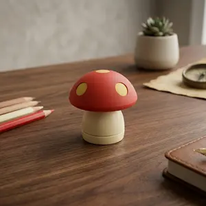 MUSHROOM ERASER AND SHARPENER
