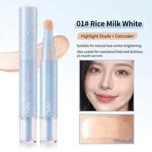 Dual-Effect Concealer & Foundation Eye Concealer — 24-hour lasting wear, high coverage, matte finish.  foundation for a flawless complexion. Covers acne marks, shapes the nose, and nourishes the skin.