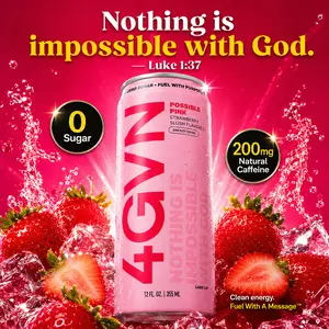 Possible Pink - Strawberry Slush 4GVN Energy Drink | Zero Sugar | 200mg Caffeine