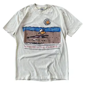 [SALE OFF 50%] Woodstock Peanuts Schulz T-Shirt, Wheres The Chicks Single Stitch T-shirt, Cotton Unisex T-shirt