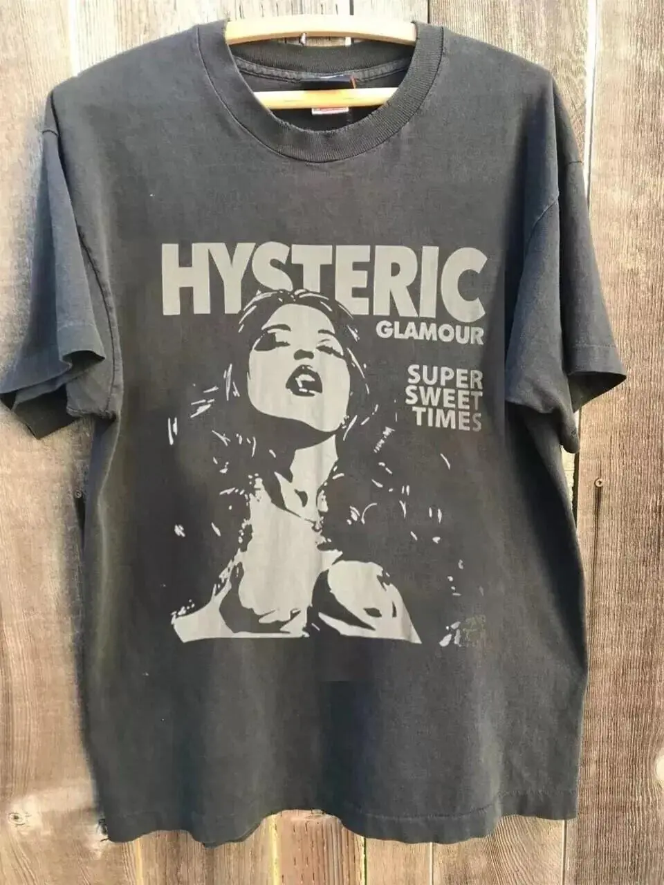 Hysteric Glamour 90S Retro Style Charcoal Reprint Shirt Unisex Gift For Fan