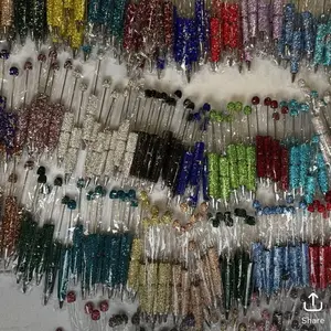 6pc Rhinestone Pen - Assorted Colors