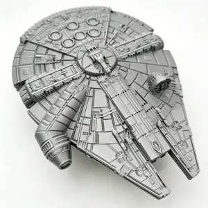 Car Dashboard Starship Drift Ornament, Detailed Spaceship Model Car Interior Decor, Unique Gift for Car Enthusiasts