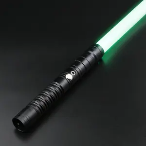 RGB Light up Saber Metal Handle USB Rechargeable Metal Cosplay Change 7 Color Laser Sword Light Sword Electric Laser Saber Toys Gifts