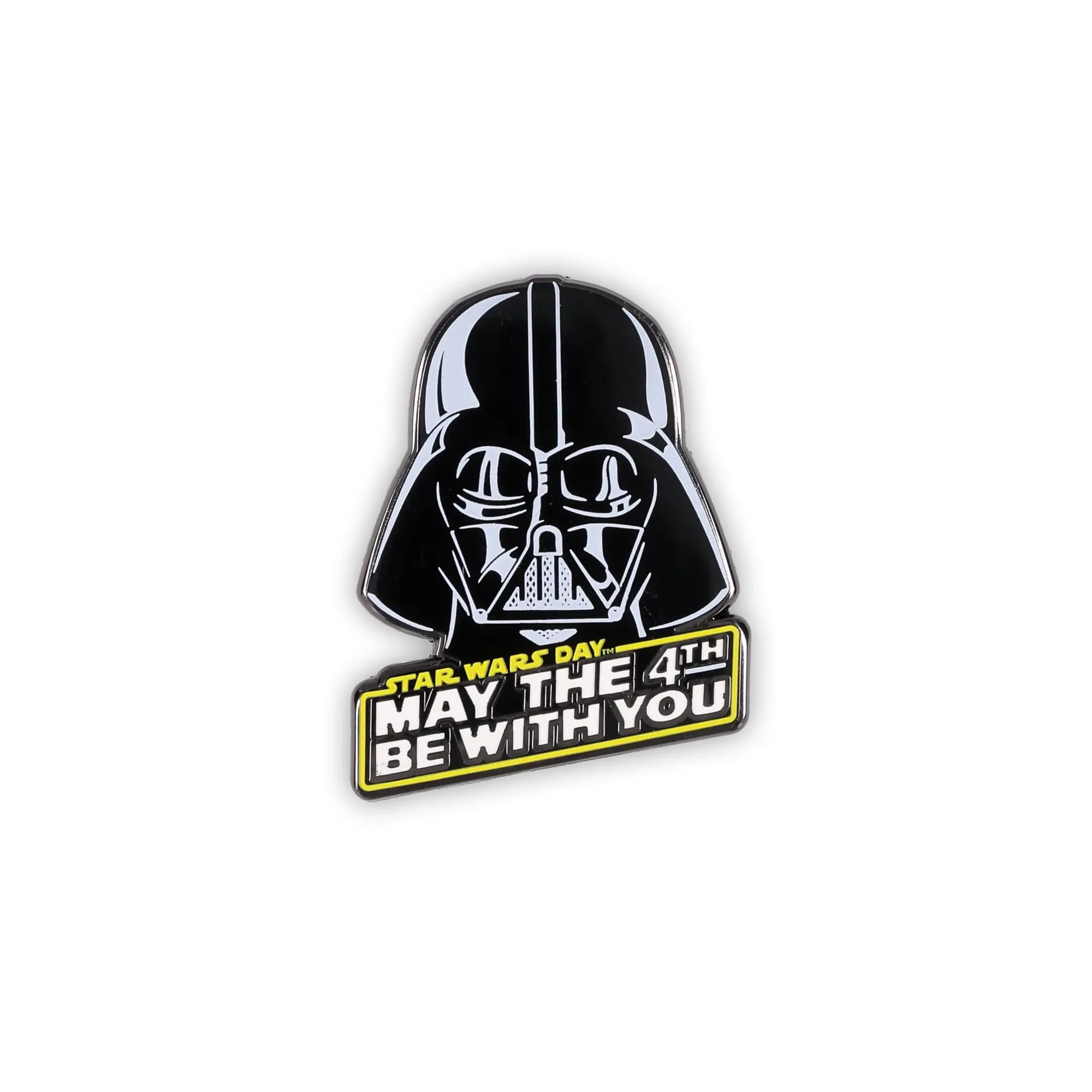Star Wars May The 4th Darth Vader Helmet Collectible Enamel Pin, Sith-Themed Accessory for Force, Light and Dark Sides Fans, Emblem