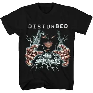 Disturbed Shirt Down With The Sickness Vintage Heavy Metal Graphic Tee Cotton HY4226
