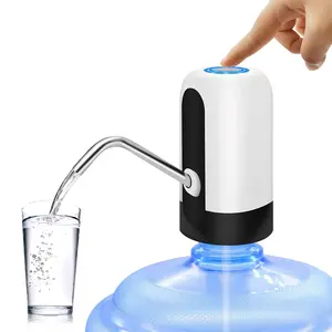Fits 2-5 Gallon Portable Water Bottle Dispenser USB-Charged Electric Automatic Pump, Suitable for Home, Office, Indoor & Outdoor
