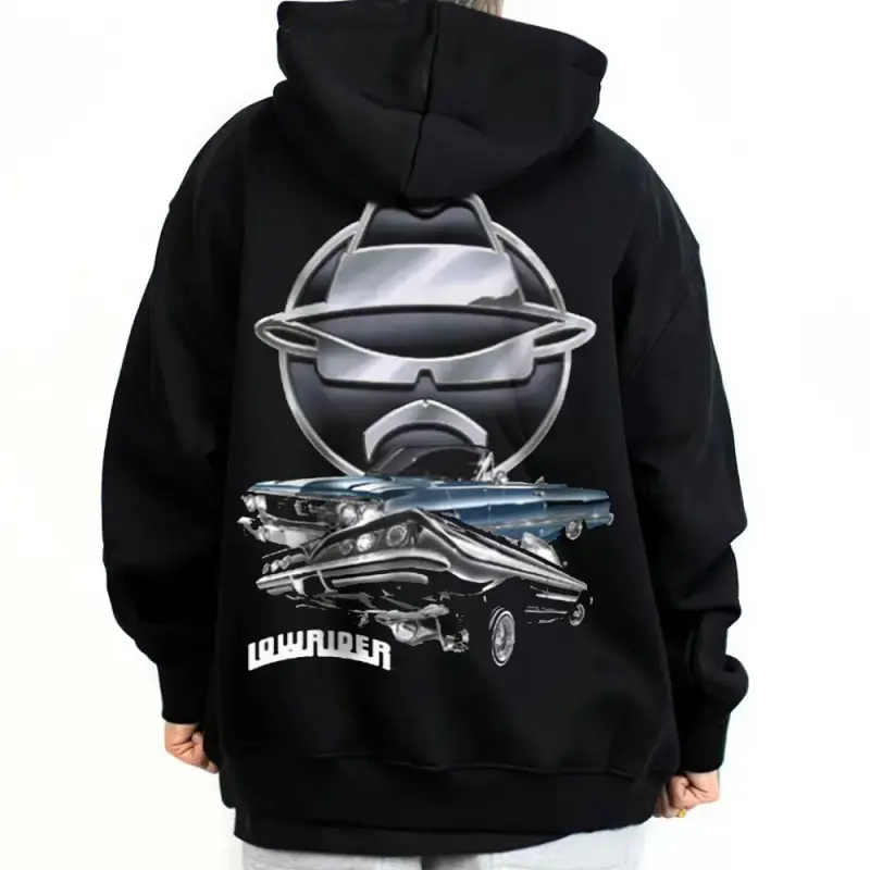 Graphic-Hoodie & Tee – Lowrider Culture, Chicano Clothing, Cholo, Gangster Clothes, Hoodies for Men, Men’s Clothing, Streetwear, LC10, Oversized Unisex Pullover, Urban Streetwear Graphic Tee, Men Gifts