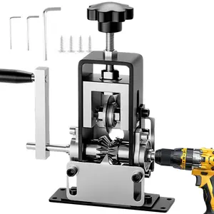 Manual Wire Stripping Machine Gauge Wire 1-25MM,Scrapping Copper Wire Peeler Machine,Drill Powered Hand Crank Wire Stripper Tool for Scrap Copper Recycling