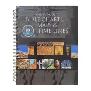 Rose Book of Bible Charts, Maps & Time Lines Vol.1: 10th Anniversary Edition -Paperback # Compendium of charts, time lines, lists andillustrations bible, Books tiktokshopspringglowup